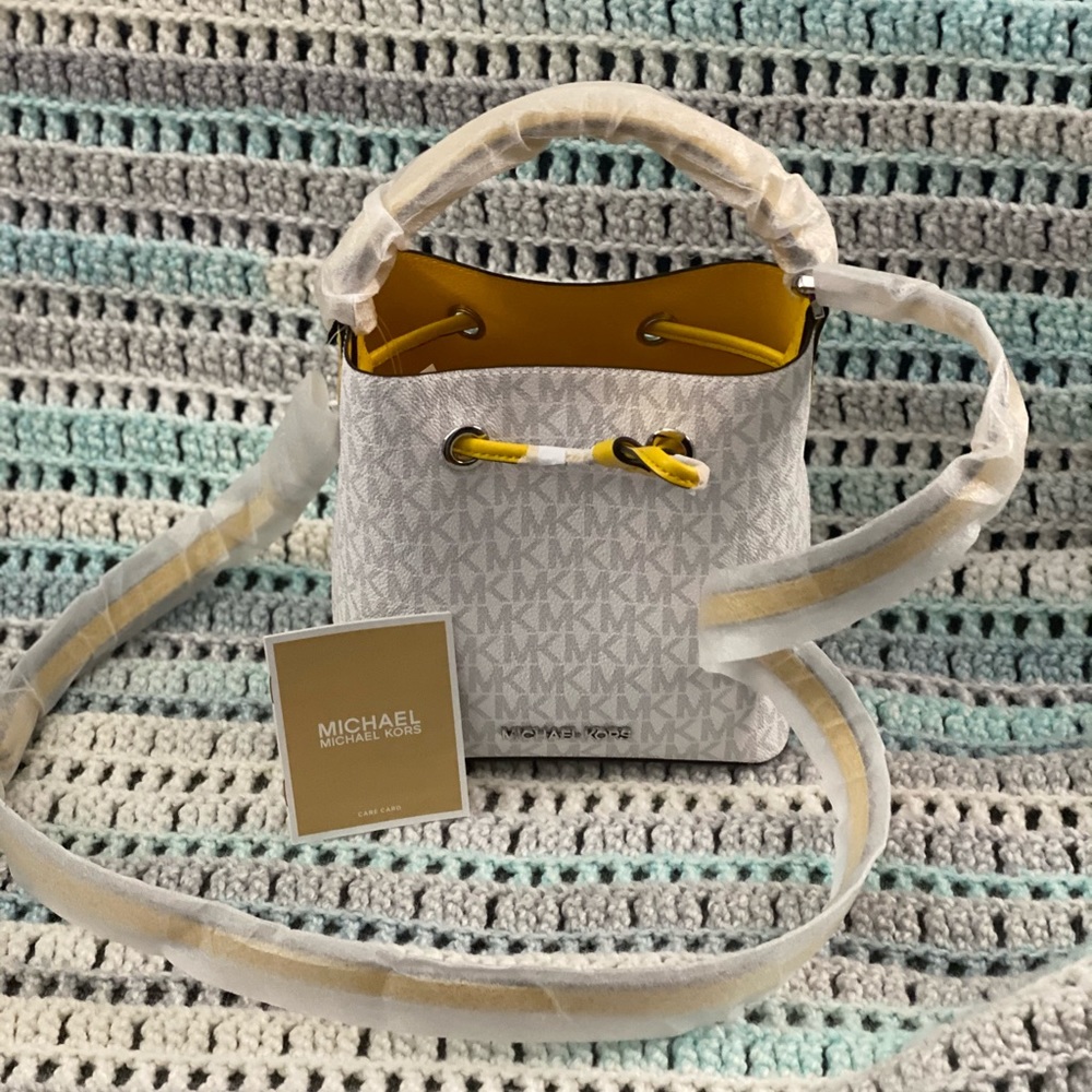 Michael Kors bucket crossbody brand new with tags